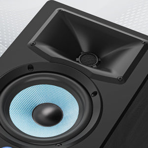 ASM-65X 6" Professional Full Range Studio Monitor Speaker with Built-In DSP