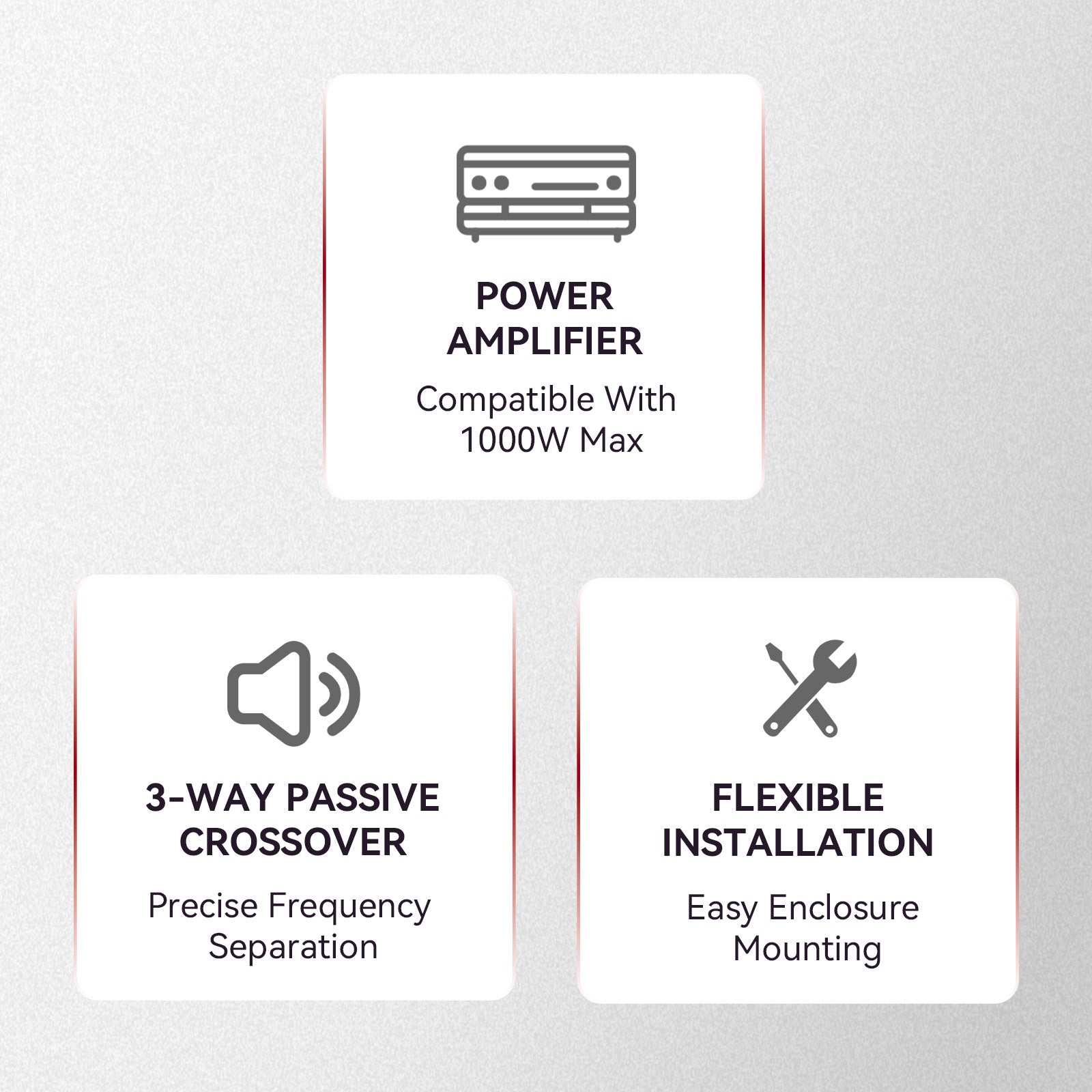 CRX-3000-CHU 3-Way Passive Crossover, Sold individually
