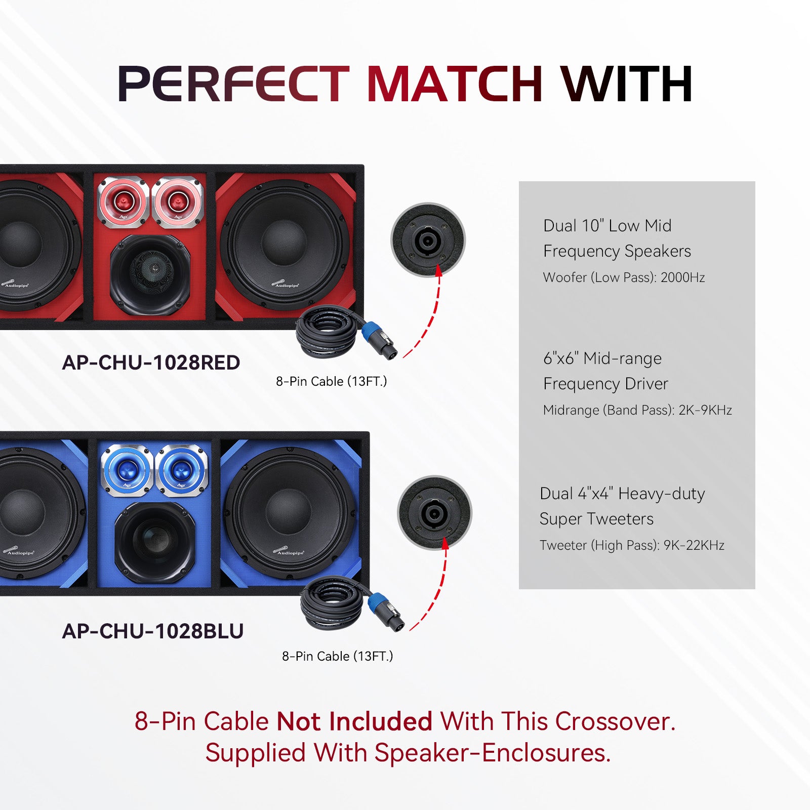 CRX-3000-CHU 3-Way Passive Crossover, Sold individually