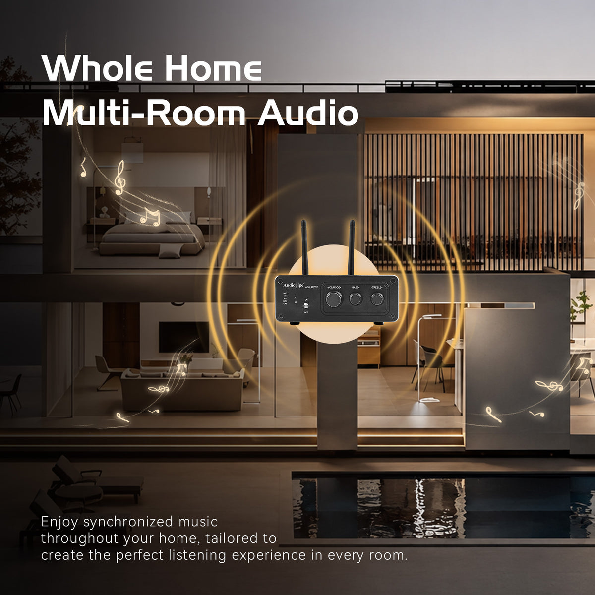 APA-280WF Multi Room Streaming Amplifier