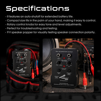 Tone Generator & Speaker Polarity Tester (AP-PHATON-G)