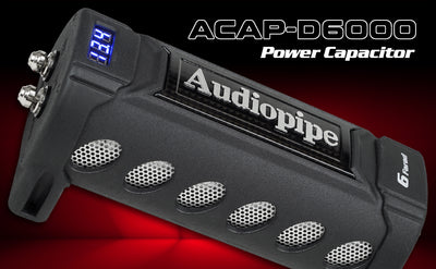 Car Audio Power Capacitor with Digital Display and Electronic Protection (ACAP-D6000)