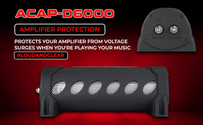 Car Audio Power Capacitor with Digital Display and Electronic Protection (ACAP-D6000)