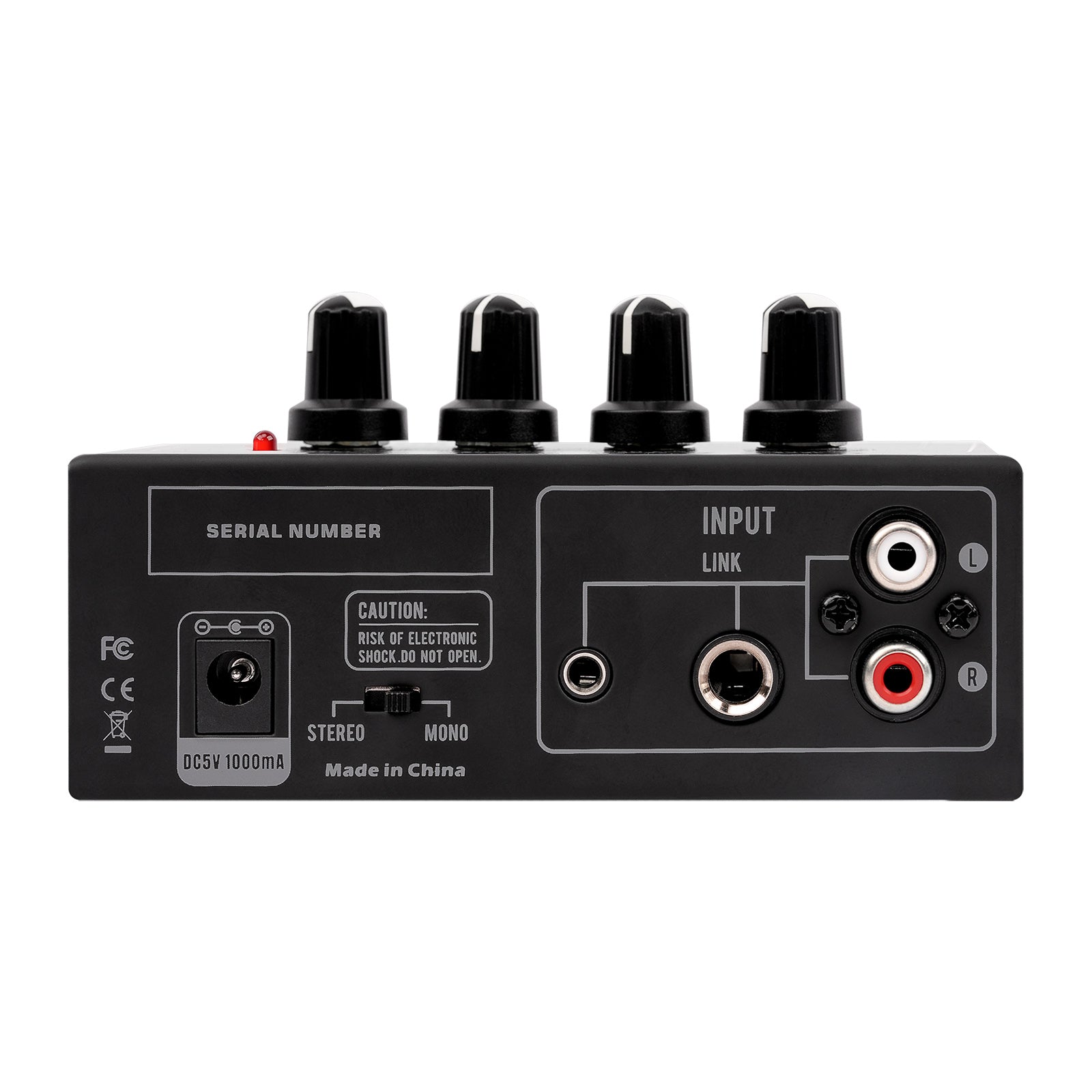 4-Channel Headphone Splitter/Amplifier (AHS-3514-4)