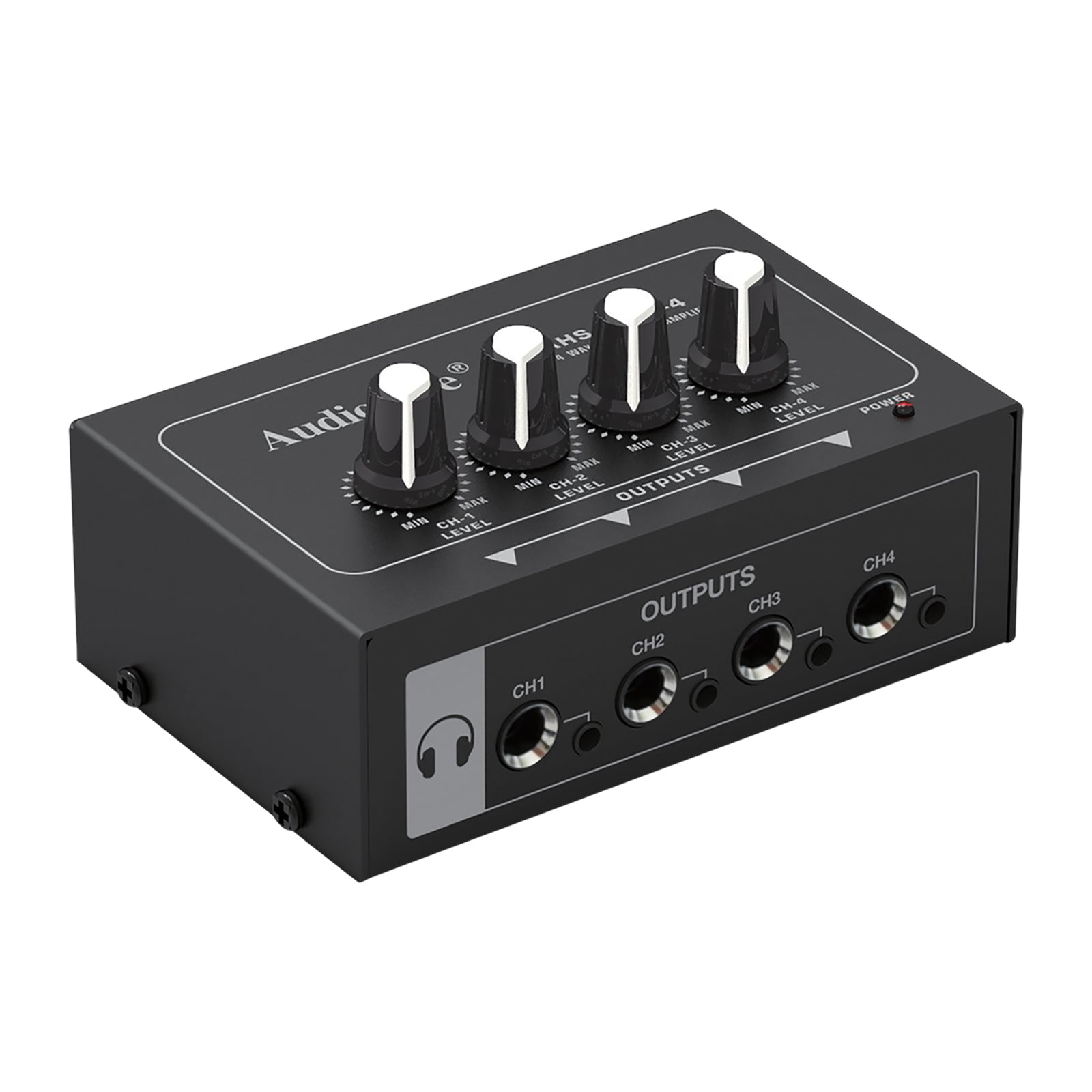 4-Channel Headphone Splitter/Amplifier (AHS-3514-4)