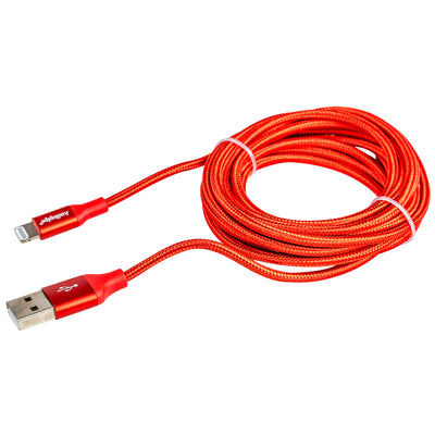 10Ft Lightning Charge/Sync Cable (AIQ-USBLIT-10RED)