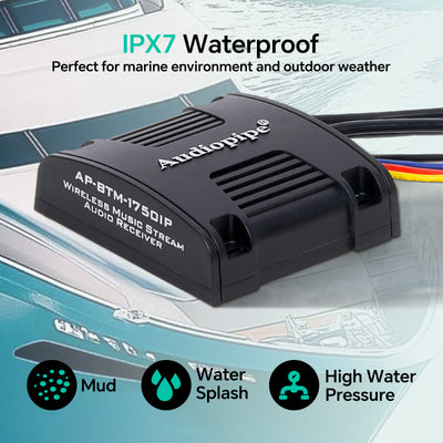 Wireless Music Stream Audio Receiver (AP-BTM-1750IP), Sold individually