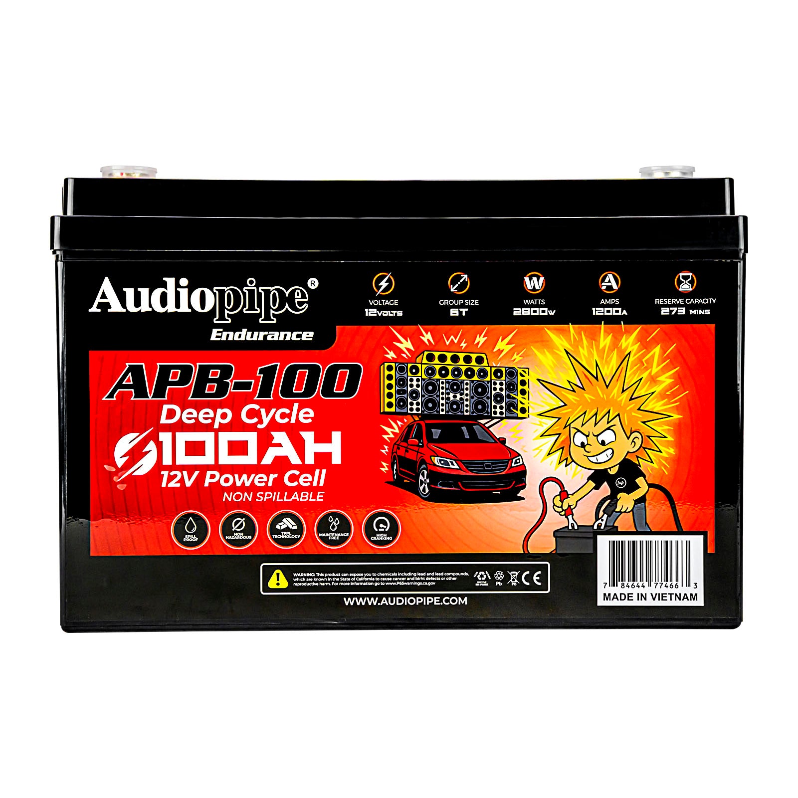 Deep Cycle 100AH 12V Power Cell (APB-100)
