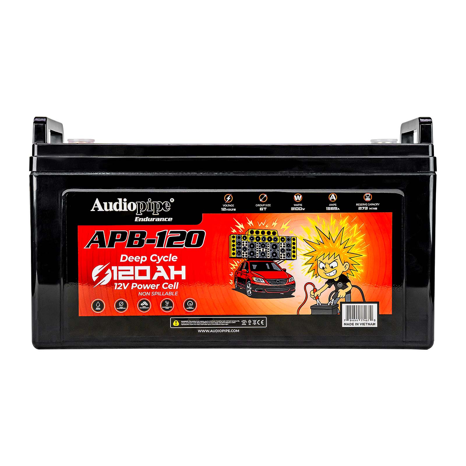 Deep Cycle 120AH 12V Power Cell (APB-120)