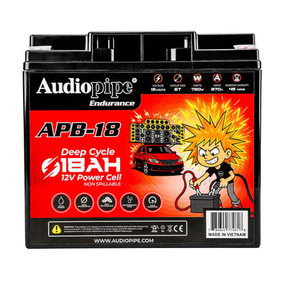 Deep Cycle 18AH 12V Power Cell (APB-18)