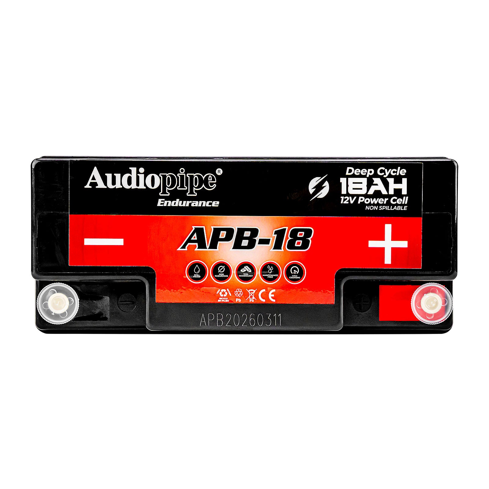 Deep Cycle 18AH 12V Power Cell (APB-18)