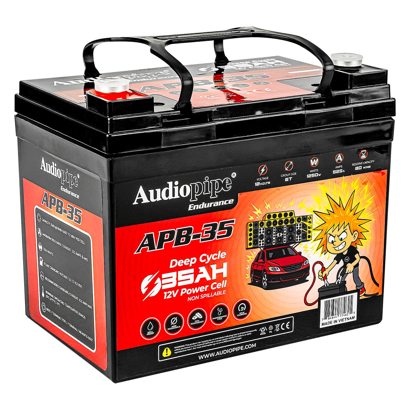 Deep Cycle 35AH 12V Power Cell (APB-35)