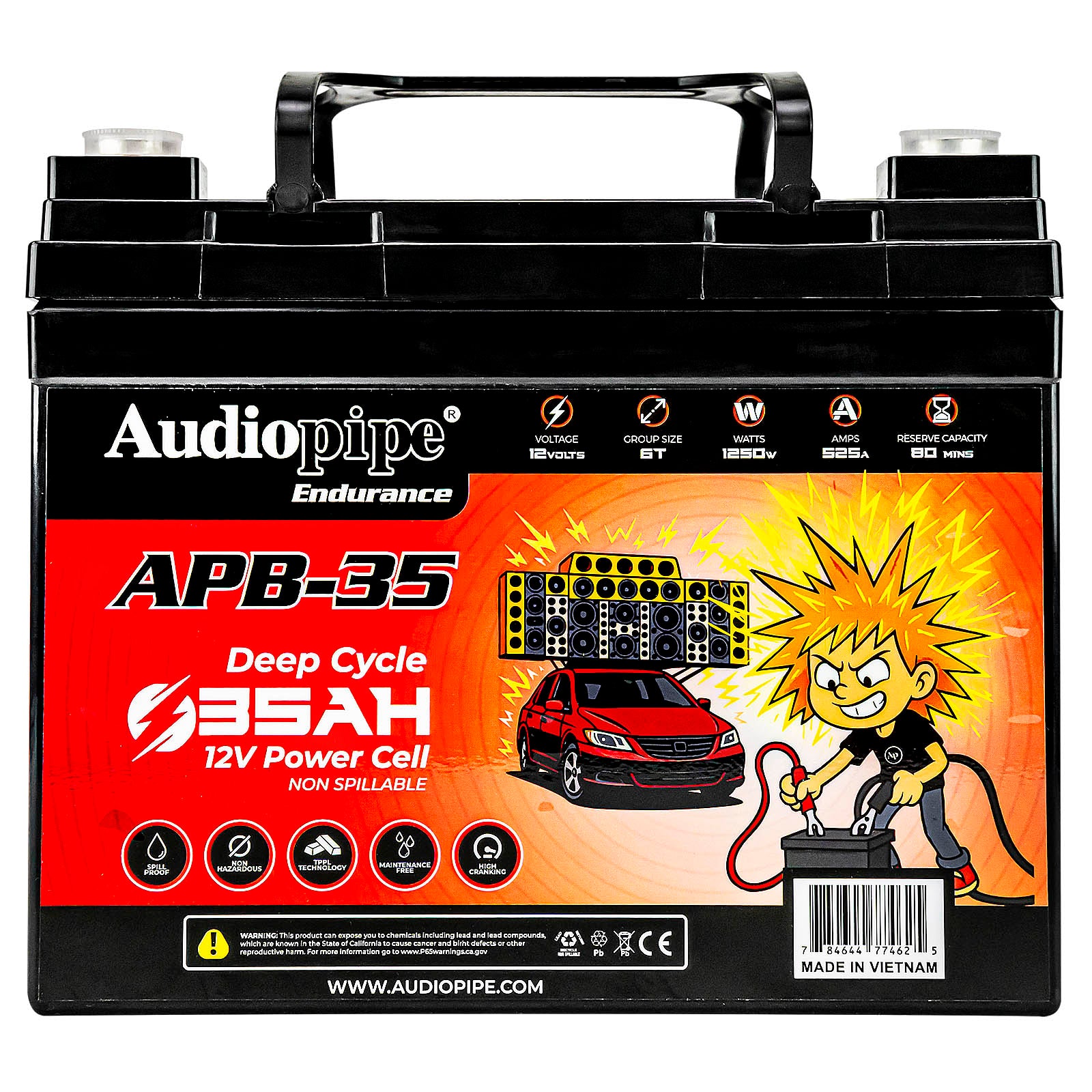 Deep Cycle 35AH 12V Power Cell (APB-35)
