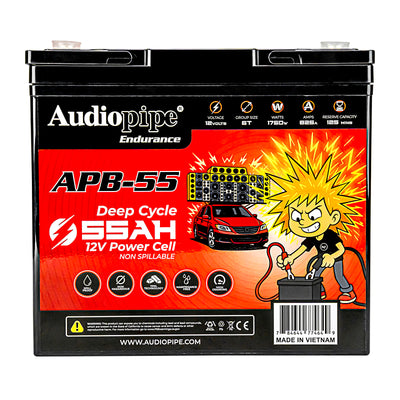 Deep Cycle 55AH 12V Power Cell (APB-55)