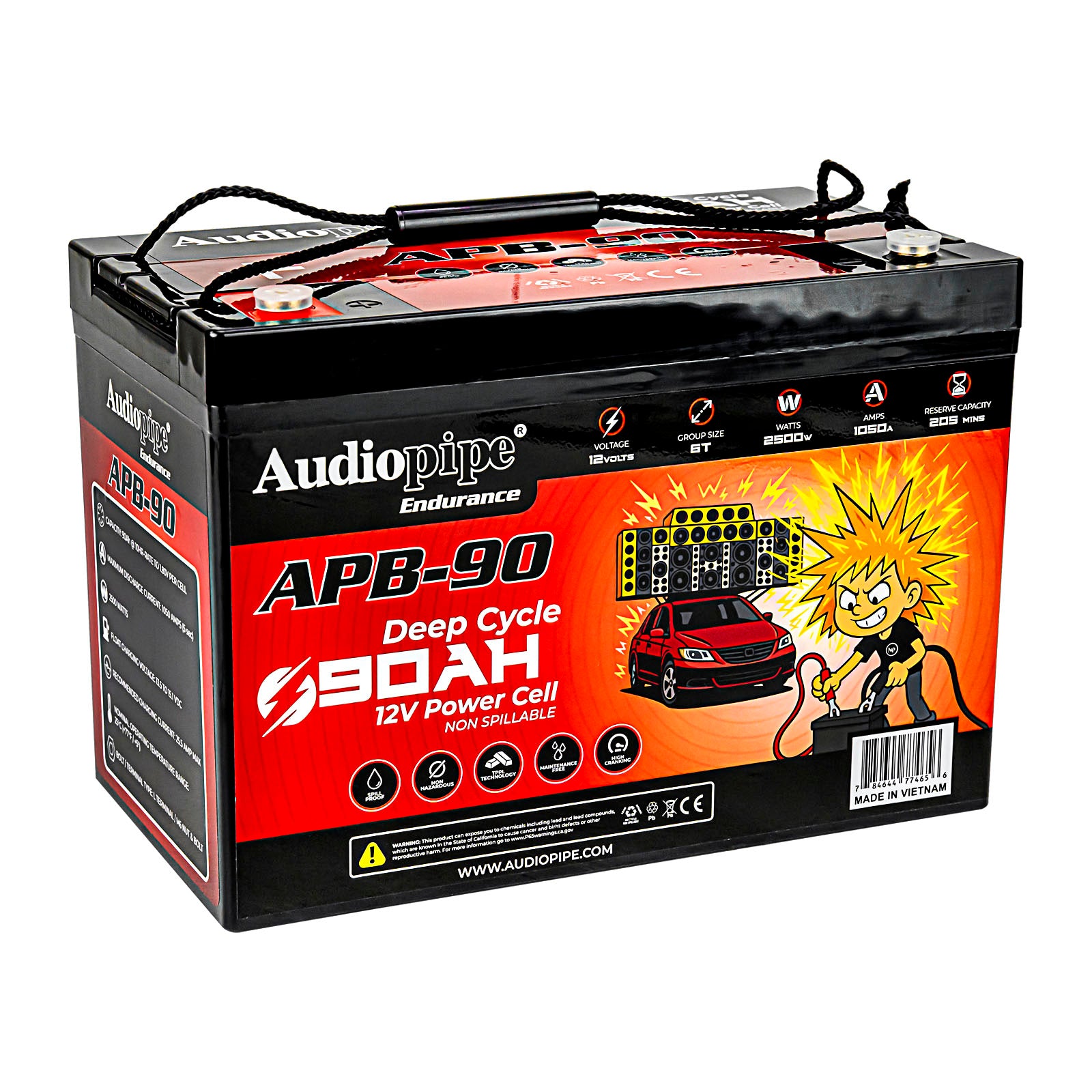 Deep Cycle 90AH 12V Power Cell (APB-90)