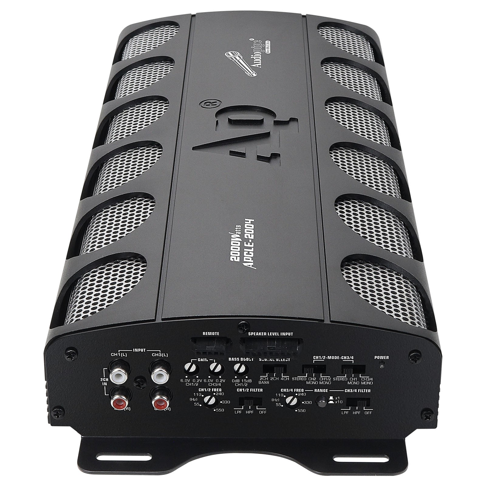 APCLE-2004 4 Chanel Mofset Power Amplifier – Audiopipe