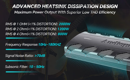 Class D Mono Mosfet Power Amplifier (APDLO-20001D)