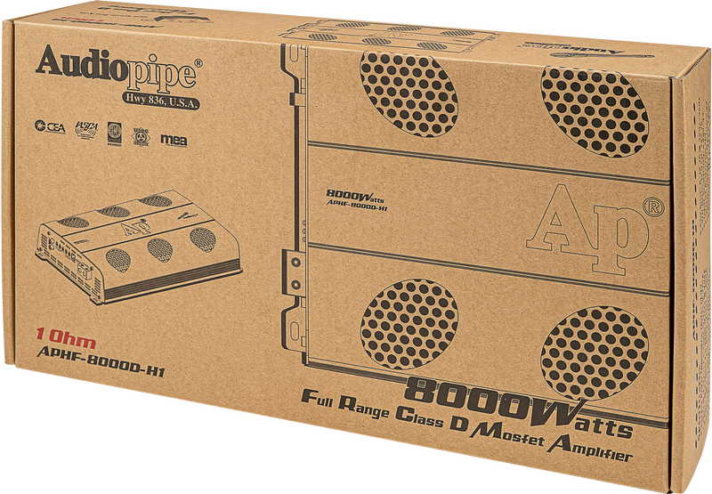 APHF-8000D-H1 - 8000 Watts Full Range Class D Mosfet Amplifier