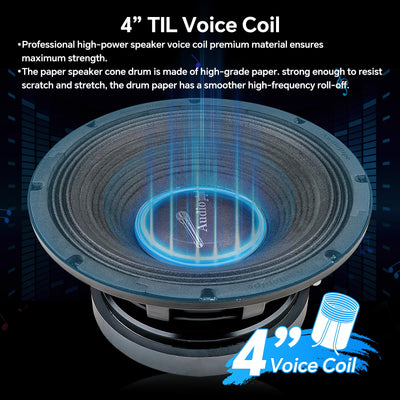 12" Mid-Low Frequency Loudspeaker 4 Ohms (APLMB-12-VC4), Sold individually
