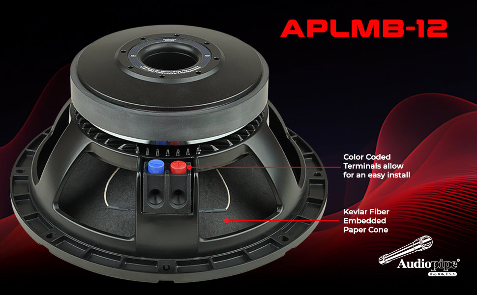 12" Mid-Low Frequency Loudspeaker (APLMB-12)