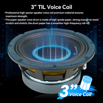 8" Mid-Low Frequency Loudspeaker (APLMB-8), Sold individually