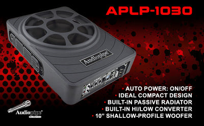 10" Low Profile Amplified Subwoofer (APLP-1030)