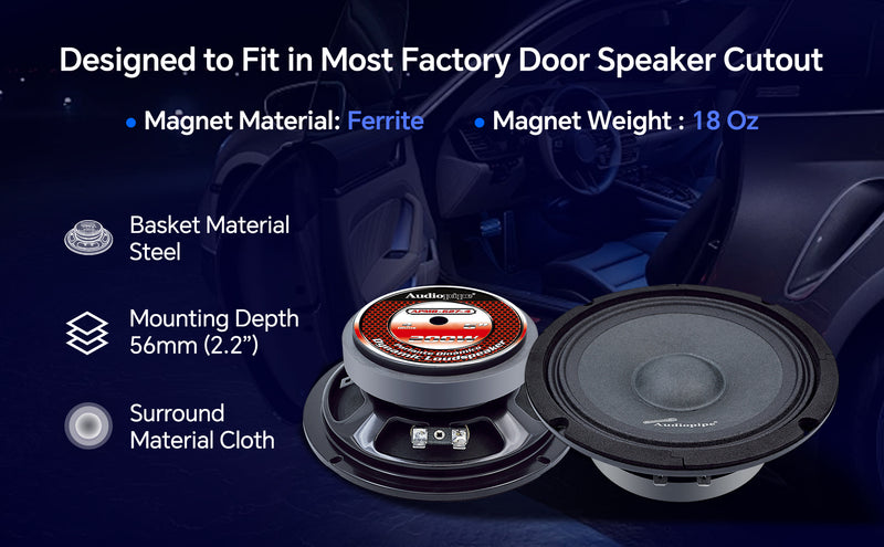 6" Mid-Range Frequency Loudspeaker (APMB-627-4)