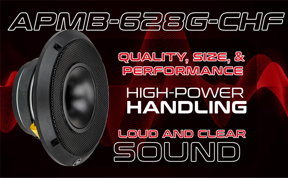 6.5" Compression Horn Mid-range Loudspeaker (APMB-628G-CHF)