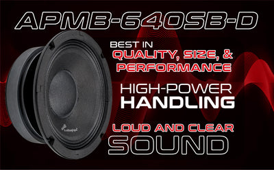 6” Low Mid Frequency Loudspeaker (APMB-640SB-D)