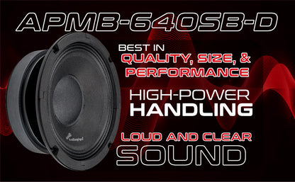 6” Low Mid Frequency Loudspeaker (APMB-640SB-D)