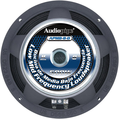 8” Low Mid Frequency Loudspeaker (APMB-8-D), Sold individually