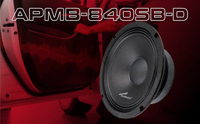 8” Low Mid Frequency Loudspeaker (APMB-840SB-D), Sold individually