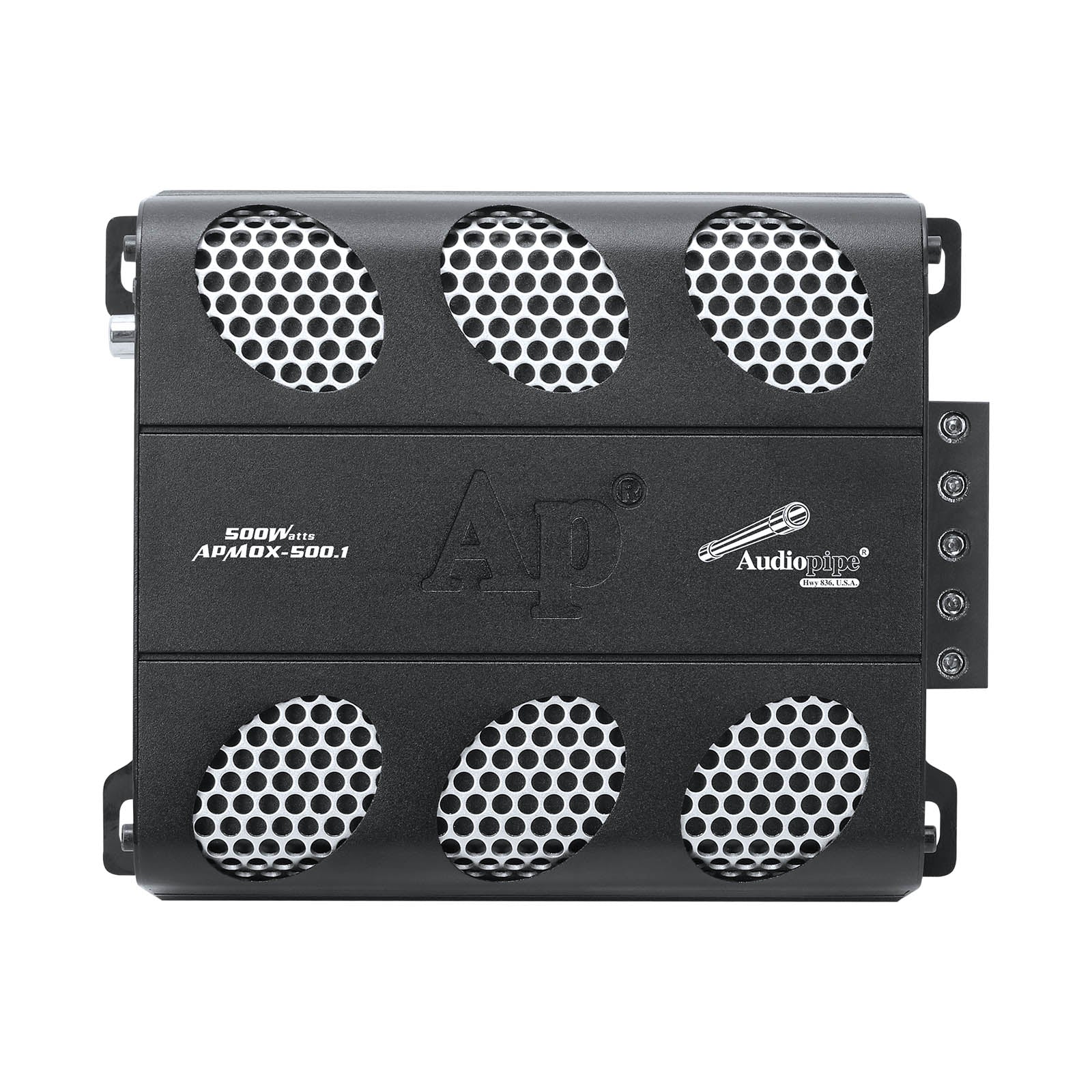Mosfet / Ic Technology Car Audio Amplifier (APMOX-500.1)