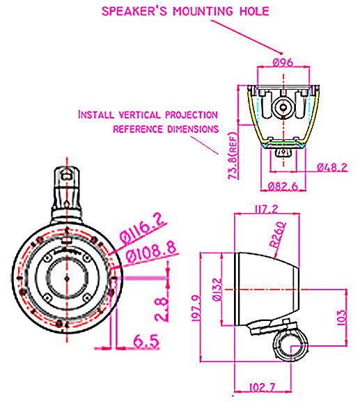4" Marine / Powersports Tower Enclosures (APMP-4002SP)