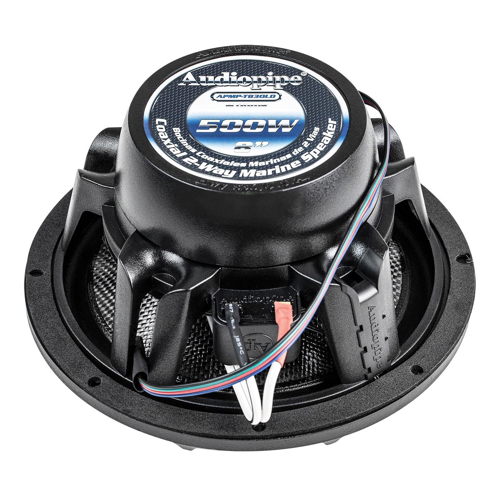 Coaxial 2-Way Marine Speaker with LED Light (APMP-T830LD)