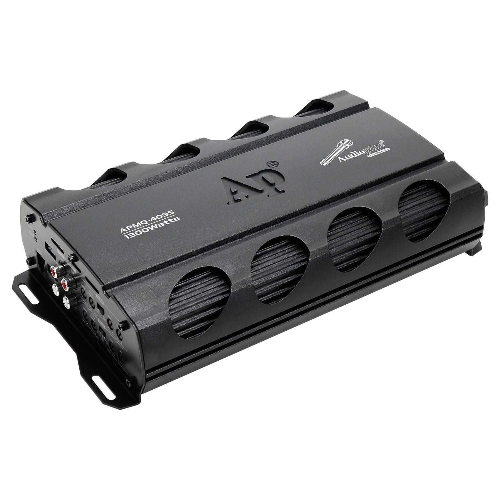 Mini Design 4 Channel Mosfet Amplifier (APMQ-4095) – Audiopipe