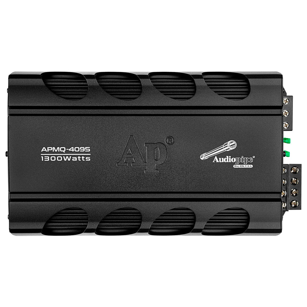 4 Channel Mini Design Class AB Mosfet Amplifier (APMQ-4095) – Audiopipe