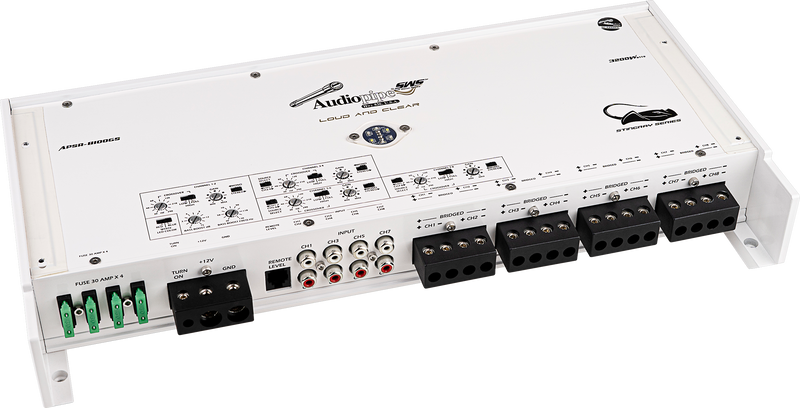 APSR-8100GS - 3200W 8-Channel Class D Marine Amplifier