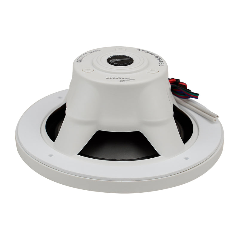 Audiopipe 6.5” Coaxial 2-Way Marine Speaker with LED lights (APSW-654GL) SALT WATER SERIES