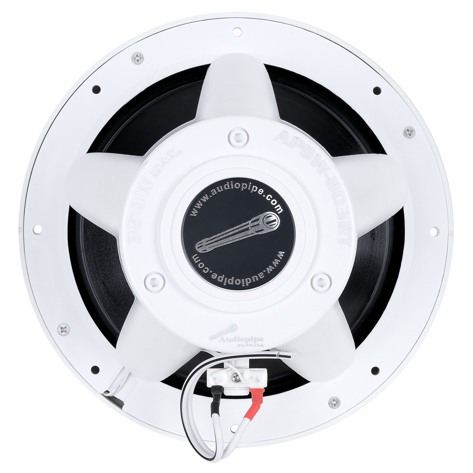 APSW-8032T 8” Coaxial Marine Speaker, Sold in pairs – Audiopipe