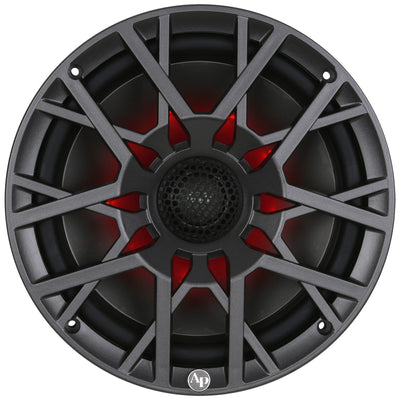 8” Coaxial 2-Way Marine Speaker with LED Lights (APSW-804SP)