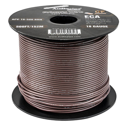 500Ft 18 Gauge Primary Wire (APV-18-500 BRN)