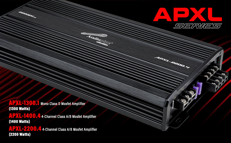 APXL-1300.1 Mono Class D Mosfet Amplifier (1300 Watts)