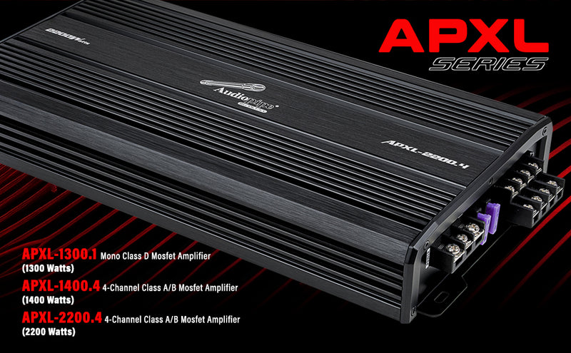 APXL-2200.4 4-Channel Class A/B Mosfet Amplifier (2200 Watts)