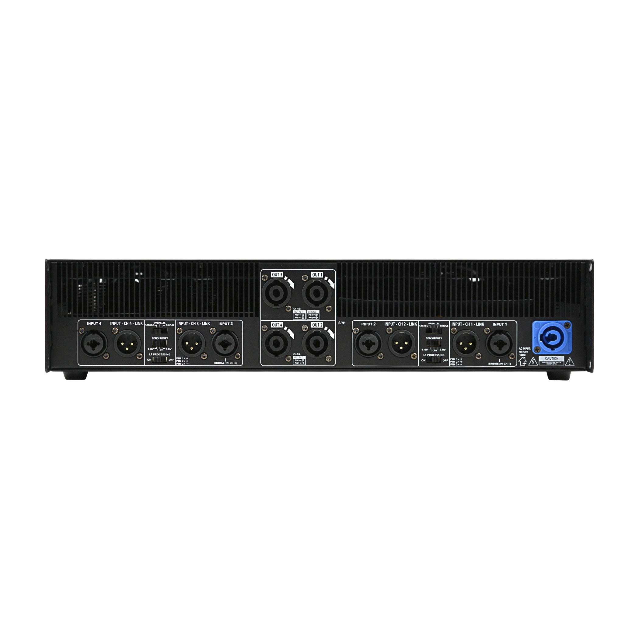 AQ4-8000 - Professional Power Amplifier