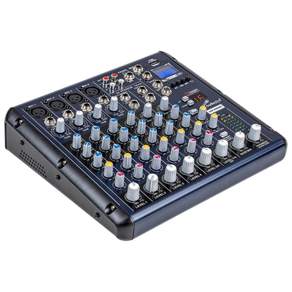 8 Channel Mixer with DSP Effect & MP3 Player (AQP-8100DU)