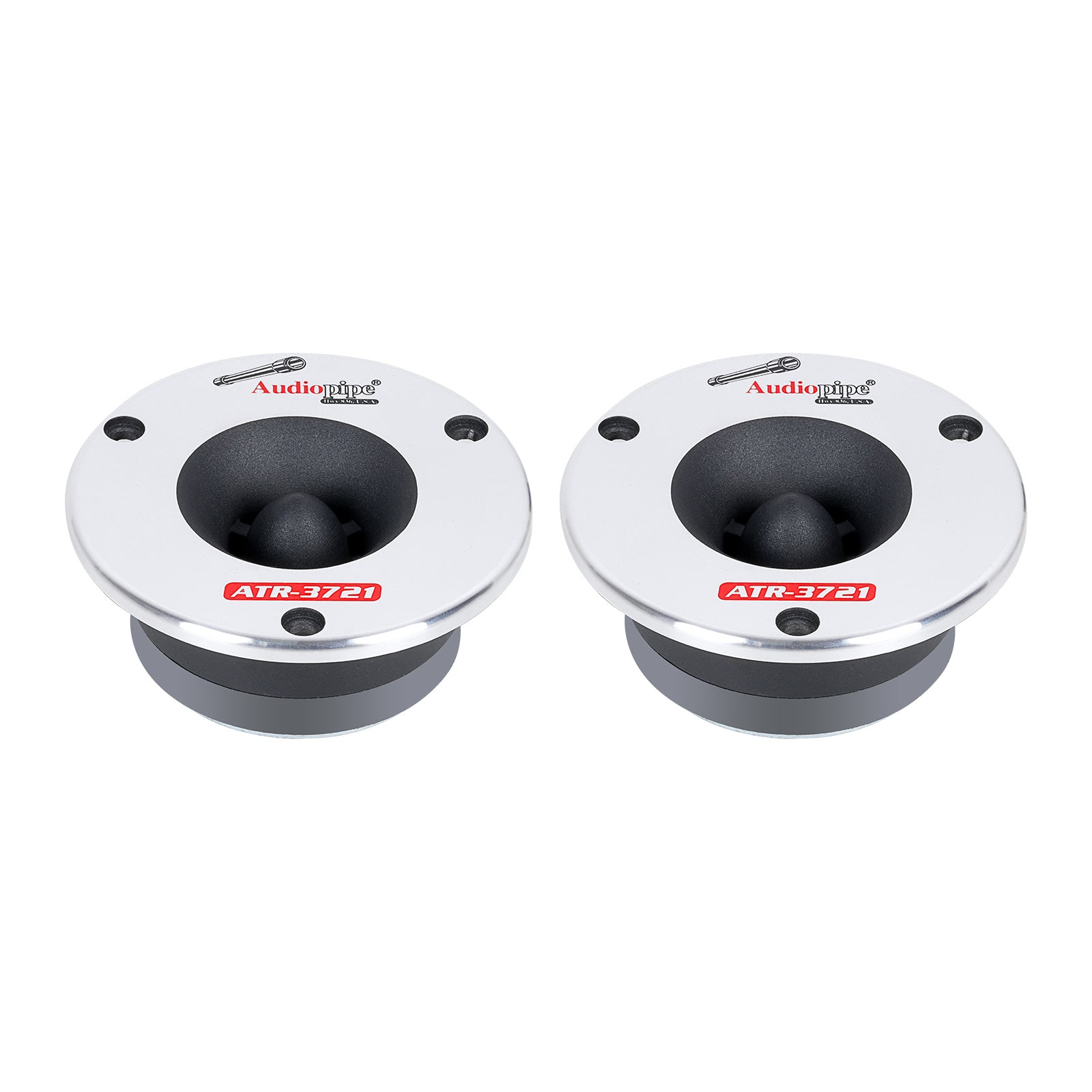 3-3/4” Aluminum Bullet Titanium Horn Tweeter (ATR-3721), Sold in Pairs