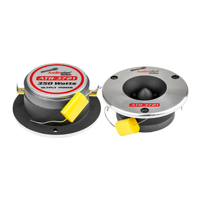 ATR-3721 3-3/4” Aluminum Bullet Titanium Horn Tweeter