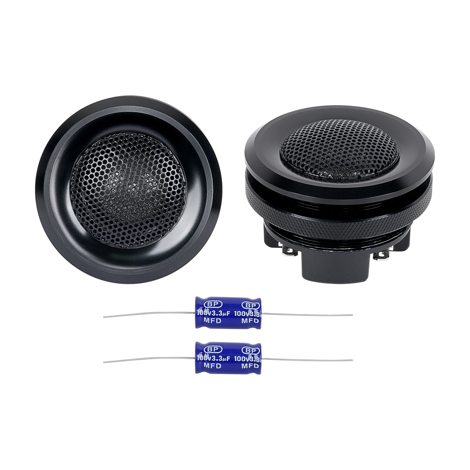 1” Silk Dome Tweeter, Black (ATX-100B), Sold in pairs