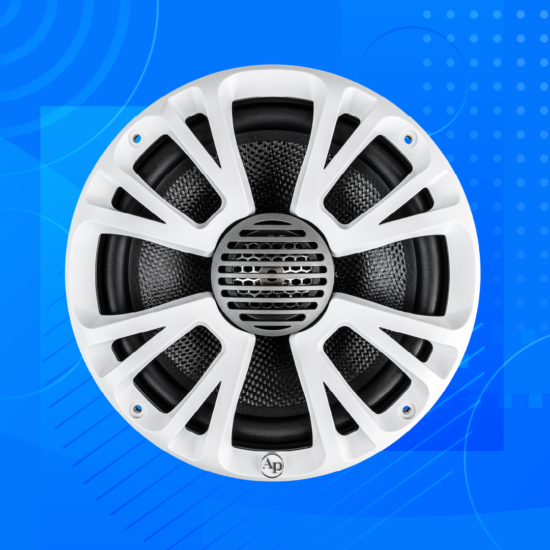 Coaxial 2-Way Marine Speaker with LED Light (APMP-T625LD)